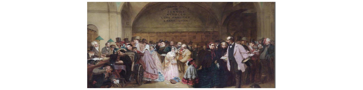The history of shares and the stockexchange.